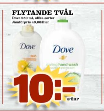 Matdax Dove Tvål flytande erbjuda