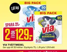 ÖoB VIA Tvättmedel erbjuda