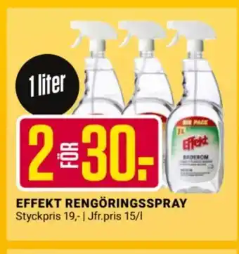 ÖoB Effekt rengöringsspray erbjuda