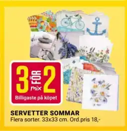 ÖoB Servetter sommar erbjuda