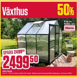 ÖoB Växthus erbjuda