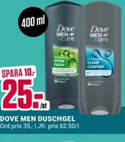 ÖoB DOVE MEN Duschgel erbjuda
