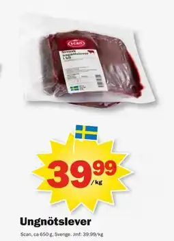Pekås Ungnötslever, SEK 39.99 erbjuda