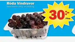 Pekås Röda Vindruvor, SEK 30 erbjuda