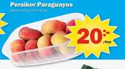 Persikor Paraguayos, SEK 20