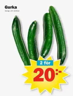 Pekås Gurka, SEK 20 erbjuda