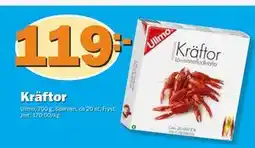 Pekås Kräftor, SEK 119 erbjuda