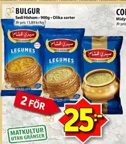 Matvärlden Tensta BULGUR, SEK 25 erbjuda