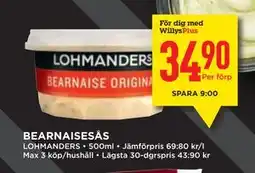 BEARNAISESÅS, Medlemspris