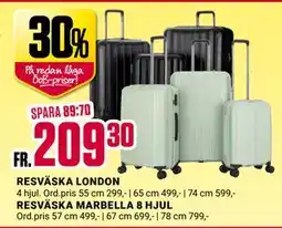 ÖoB RESVÄSKA MARBELLA 8 HJUL erbjuda