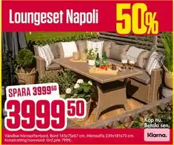 ÖoB Loungeset Napoli, SEK 3999.5 erbjuda