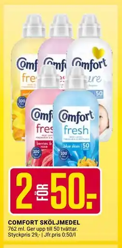 ÖoB COMFORT SKÖLJMEDEL, SEK 50 erbjuda
