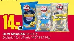 ÖoB OLW SNACKS, SEK 14 erbjuda