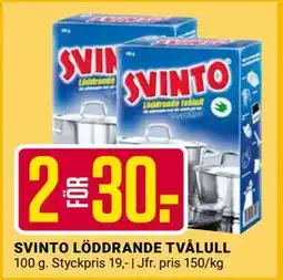 ÖoB SVINTO LÖDDRANDE TVÅLULL, SEK 30 erbjuda