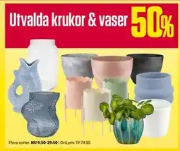ÖoB Utvalda krukor & vaser erbjuda