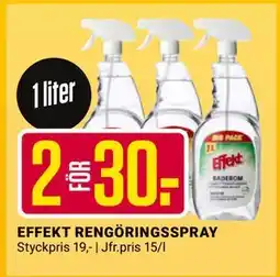 ÖoB EFFEKT RENGÖRINGSSPRAY, SEK 30 erbjuda