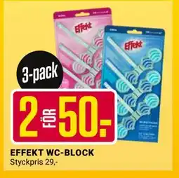 ÖoB EFFEKT WC-BLOCK, SEK 50 erbjuda