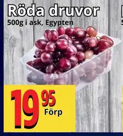 Supergrossen Röda druvor, SEK 19.95 erbjuda