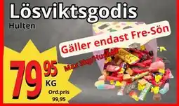 Supergrossen Lösviktsgodis, SEK 79.95 erbjuda