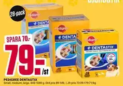 ÖoB PEDIGREE DENTASTIX, SEK 79 erbjuda