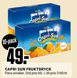 ÖoB CAPRI SUN FRUKTDRYCK, SEK 49 erbjuda