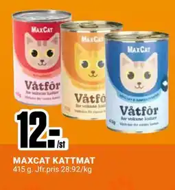 ÖoB MAXCAT KATTMAT, SEK 12 erbjuda