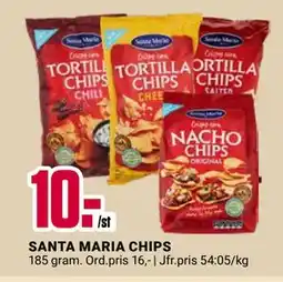 ÖoB SANTA MARIA CHIPS, SEK 10 erbjuda