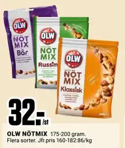 ÖoB OLW NÖTMIX, SEK 32 erbjuda