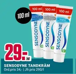 ÖoB SENSODYNE TANDKRÄM, SEK 29 erbjuda