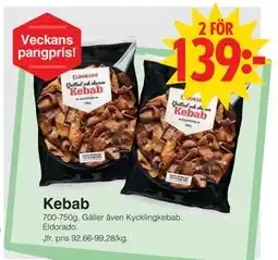 Matöppet Kebab, SEK 139 erbjuda