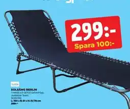 Jem&Fix SOLSÄNG BERLIN, SEK 299 erbjuda