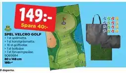 Jem&Fix SPEL VELCRO GOLF, SEK 149 erbjuda