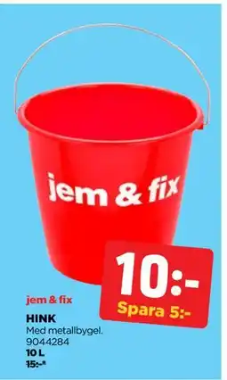 HINK, SEK 10