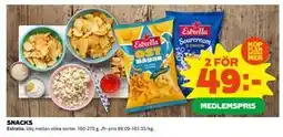 Coop Daglivs SNACKS, Medlemspris erbjuda