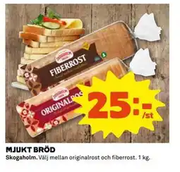 Coop Daglivs MJUKT BRÖD, SEK 25 erbjuda