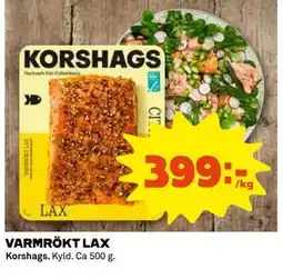 Coop Daglivs VARMRÖKT LAX, SEK 399 erbjuda