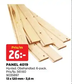 Jem&Fix PANEL 4019, SEK 26 erbjuda