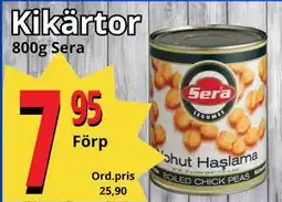 Kikärtor, SEK 7.95