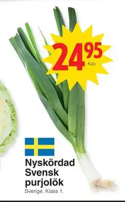 Matöppet Nyskördad Svensk purjolök, SEK 24.95 erbjuda