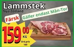 Supergrossen Lammstek, SEK 159 erbjuda