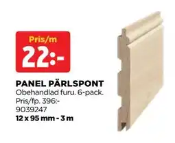 PANEL PÄRLSPONT, SEK 22