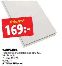 Jem&Fix TAKPANEL, SEK 169 erbjuda