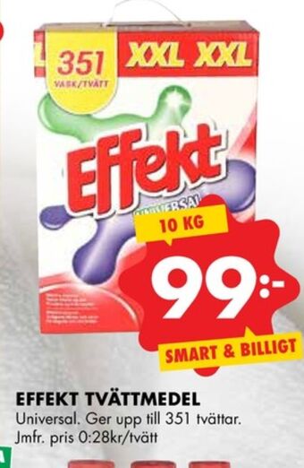 ÖoB Effekt Tvättmedel pulver erbjuda