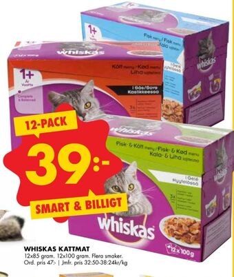 ÖoB Whiskas Kattmat erbjuda