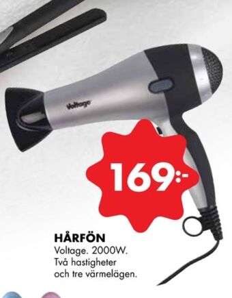 ÖoB Voltage Hårfön erbjuda