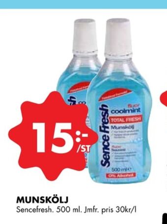 ÖoB Sencefresh Munskölj erbjuda