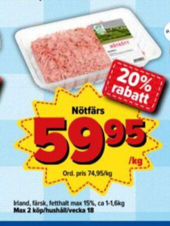 Nötfärs