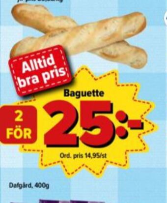 Östenssons Dafgårds Butiksbakat matbröd erbjuda