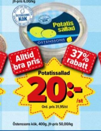 Östenssons Östenssons Potatissallad erbjuda