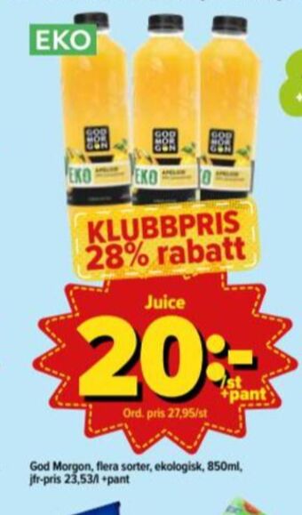 Östenssons God Morgon Juice erbjuda